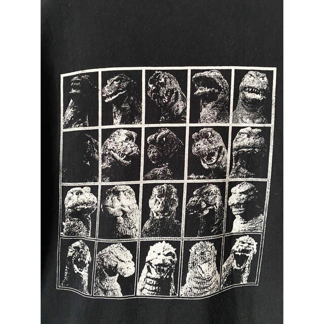 vintage usa製 80s 90s ゴジラ 両面プリント ブラックTシャツの通販 by