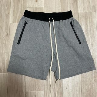 フィアオブゴッド(FEAR OF GOD)のFOG スウェットパンツ S グレー fear of god(ショートパンツ)