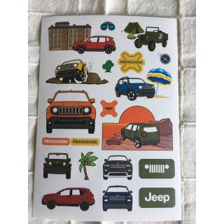 ジープ(Jeep)のjeepステッカー 非売品(ノベルティグッズ)