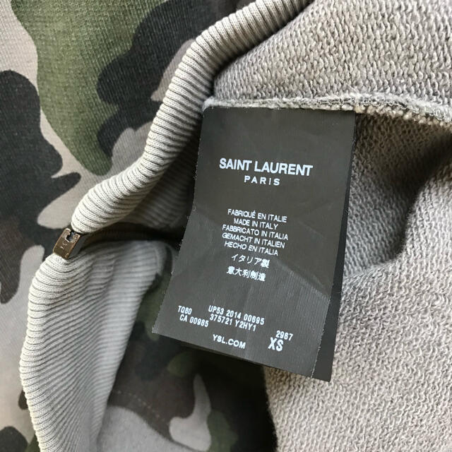 Saint Laurent 国内正規 Saint Laurent サンローランパリ 迷彩 パーカー