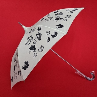 クリスタルジェミー(クリスタルジェミー)のクリスタルジェミー チェンジ 傘 折りたたみ 晴雨兼用 UV ベージュ ブラック(傘)