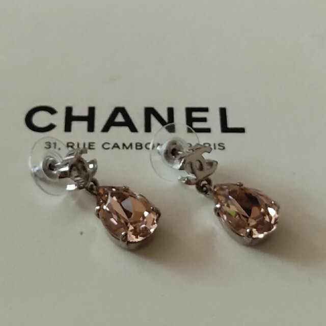 CHANEL　ピアス　ココマーク　ビジュー