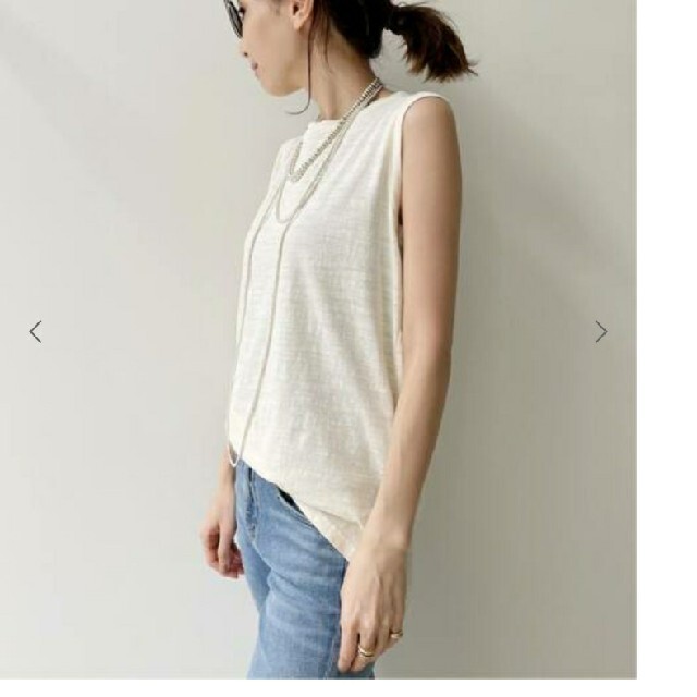 L'Appartement DEUXIEME CLASSE(アパルトモンドゥーズィエムクラス)のL'AppartementBotanical Tank Top レディースのトップス(タンクトップ)の商品写真