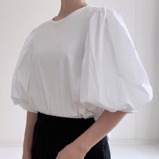 エイチアンドエム(H&M)のH&M パフスリーブTシャツ(Tシャツ(半袖/袖なし))