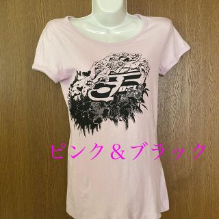 フィフティーファイブディーエスエル(55DSL)の[💘55ＤＳＬ  ピンク＆ブラック　Ｔシャツ💘](Tシャツ(半袖/袖なし))