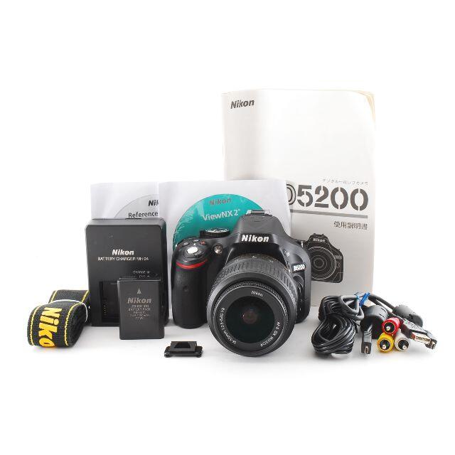 ★可動式液晶★ニコン NIKON D5200 レンズセット