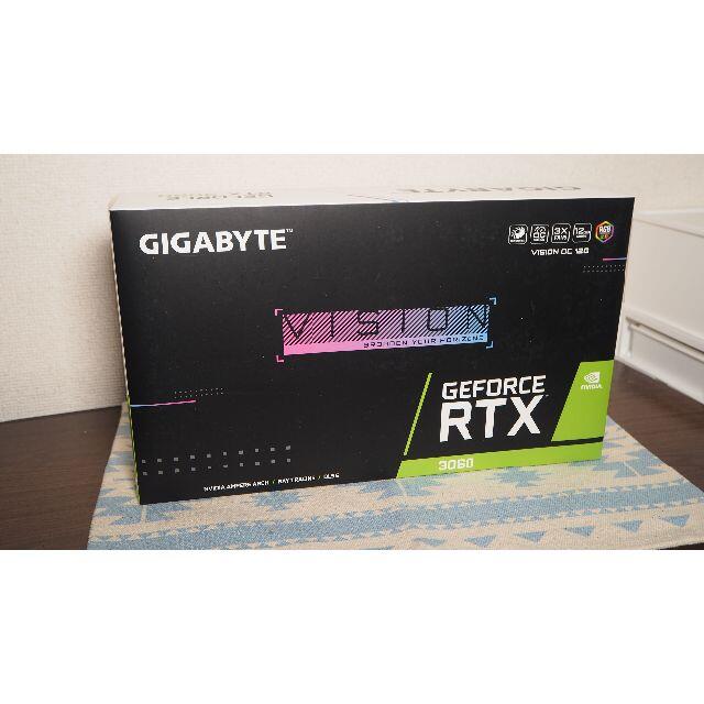 【正規販売店】 【新品】2月発売購入 GIGABYTE VISION RTX3060 PC周辺機器