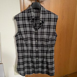 バーバリー(BURBERRY) ノースリーブ シャツ/ブラウス(レディース/半袖