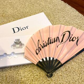クリスチャンディオール(Christian Dior)の【未使用】Dior 扇子+香水(ノベルティグッズ)