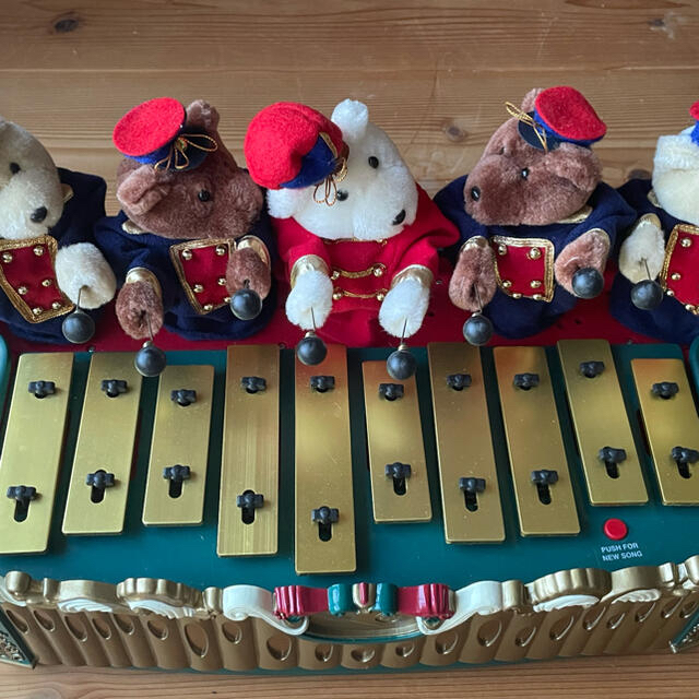 正規取扱店 美品 ミスタークリスマス BANDSTAND BEARS オルゴール