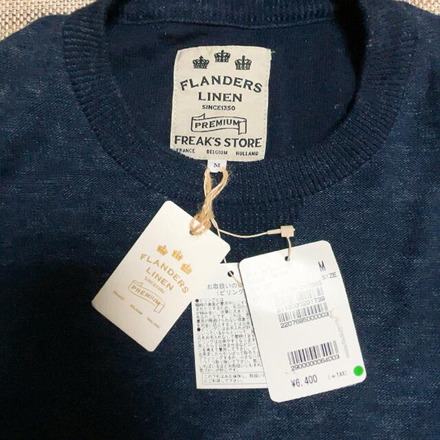 FREAK'S STORE(フリークスストア)の【お値下中】ﾌﾘｰｸｽｽﾄｱ Flanders linen リネン 半袖Tシャツ メンズのトップス(Tシャツ/カットソー(半袖/袖なし))の商品写真