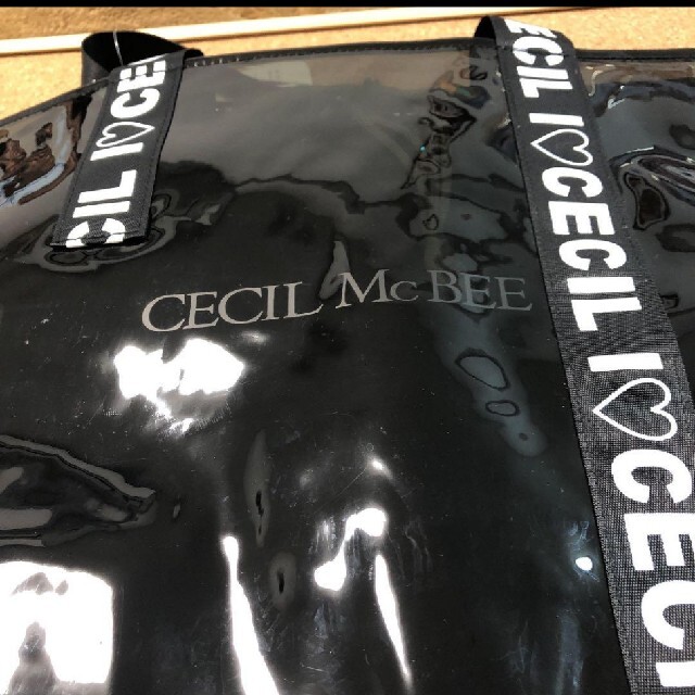 CECIL McBEE(セシルマクビー)の【新品】CECIL McBBE♡ビニールトートバッグ レディースのバッグ(トートバッグ)の商品写真