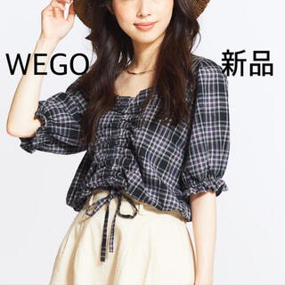 ウィゴー(WEGO)の新品未使用✰WEGO✰ウィゴー✰チェック柄✰トップス✰(シャツ/ブラウス(半袖/袖なし))