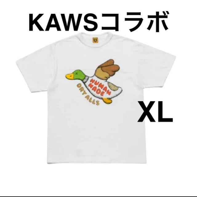 XL HUMAN MADE T-SHIRT KAWS #2 Tシャツ WHITE