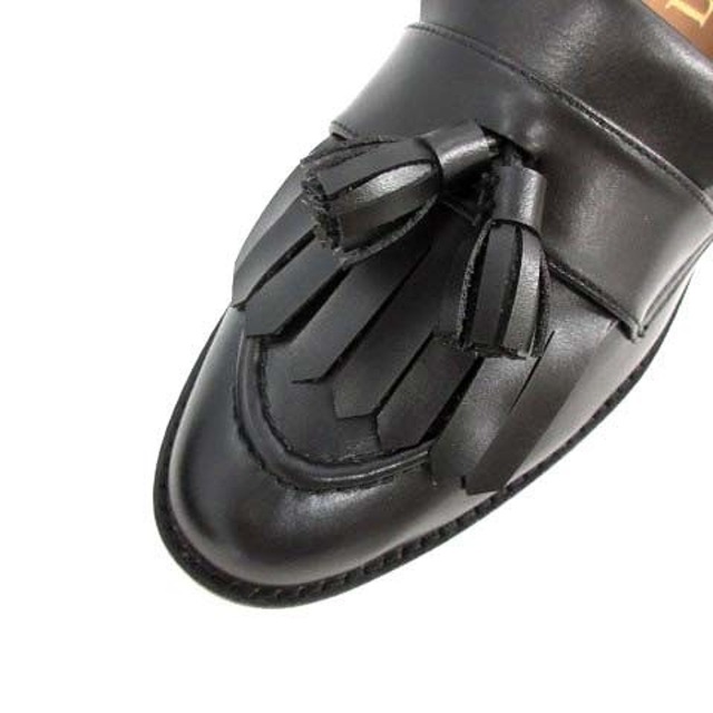 Le Talon(ルタロン)のルタロン 厚底キルトタッセルローファー シューズ ラウンドトゥ 24.0cm 黒 レディースの靴/シューズ(ローファー/革靴)の商品写真