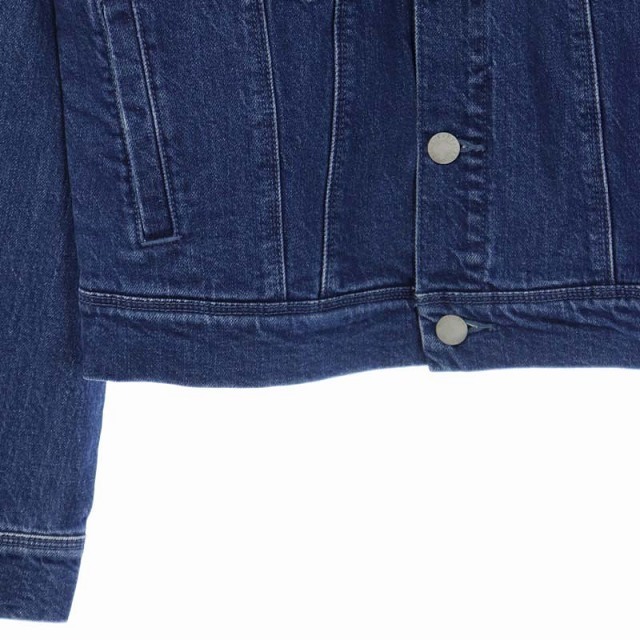 theory(セオリー)のセオリー デニムジャケット ジージャン Ｇジャン ブルゾン S 青 ブルー レディースのジャケット/アウター(Gジャン/デニムジャケット)の商品写真