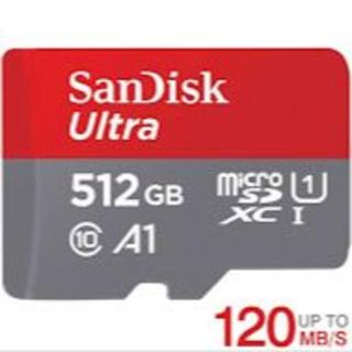 サンディスク(SanDisk)の高速版 マイクロSDカード 512GB サンディスク(その他)