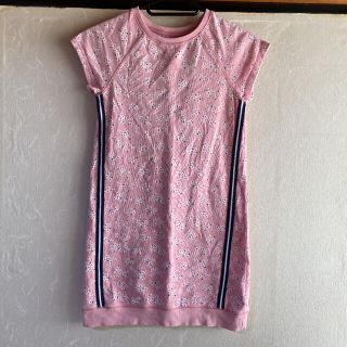 ギャップ(GAP)のGAP フローラル レーサーストライプTシャツワンピース(ワンピース)