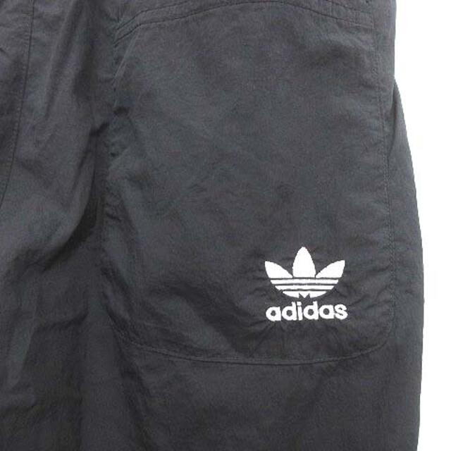 adidas(アディダス)のアディダス adidas ビッグトレフォイル ナイロン トラックパンツ S 黒 メンズのパンツ(スラックス)の商品写真