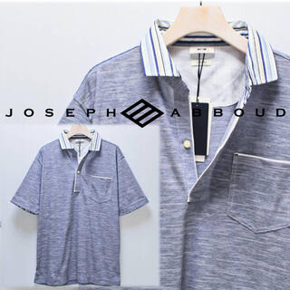 ジョゼフ(JOSEPH)の《ジョセフ アブード》新品 麻混 スラブポロシャツ 接触冷感・吸水速乾 2L(ポロシャツ)