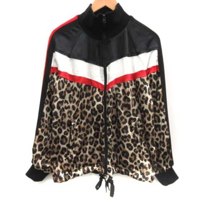 other - パム&ゲラ 19AW トラックジャケット レオパード切替 S 黒 茶