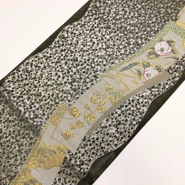 O-1113 金糸の通販 by リユース着物わびさび -wabisabi-｜ラクマ 袋帯 上品な花柄 ガード加工 好評正規品