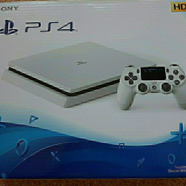 PlayStation4  グレイシャーホワイト　500GB エンタメ/ホビーのゲームソフト/ゲーム機本体(家庭用ゲーム機本体)の商品写真