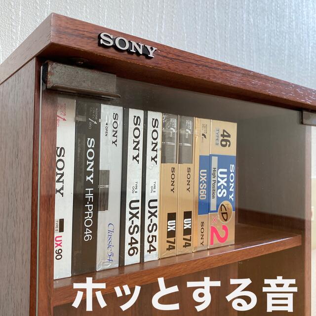 昭和レトロ】SONY 未開封新品カセットテープ 10本＋SONY 収納ラック