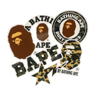 アベイシングエイプ(A BATHING APE)の1ST CAMO A BATHING APE STICKER SET(ステッカー（シール）)