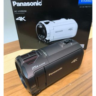 パナソニック(Panasonic)の美品　HC-VX992M-T カカオブラウン　ケース付き　Panasonic(ビデオカメラ)