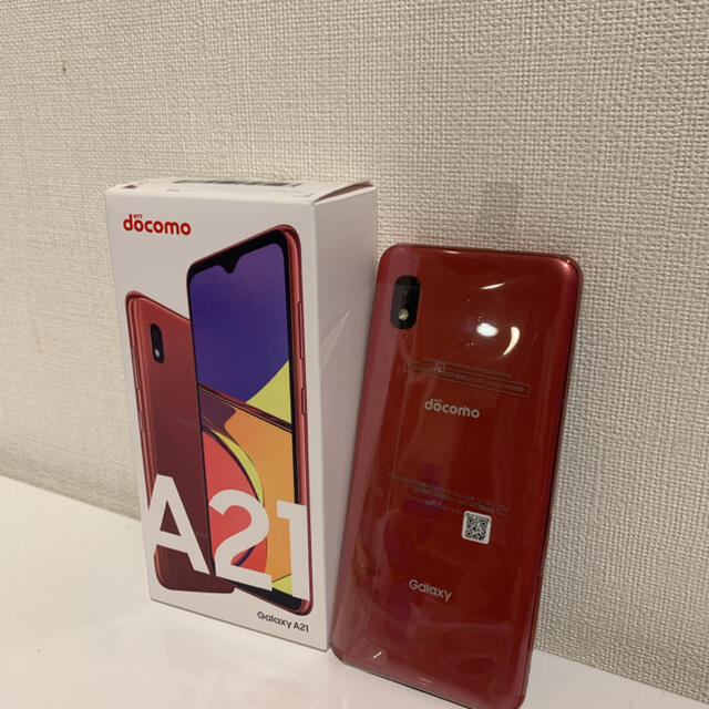 SAMSUNG Galaxy A21 SC-42A レッド SIMフリー