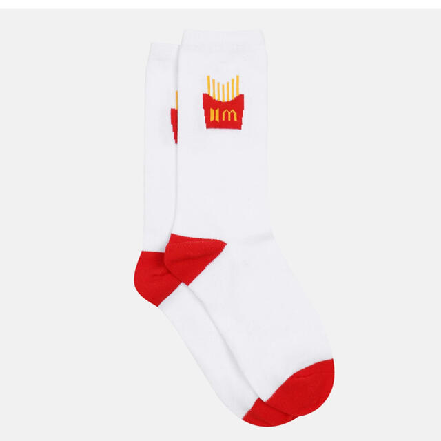 防弾少年団(BTS)(ボウダンショウネンダン)のBTS マクドナルド コラボ 靴下 くつ下 ソックス SOCKS 公式  ロゴ エンタメ/ホビーのタレントグッズ(アイドルグッズ)の商品写真