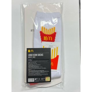 ボウダンショウネンダン(防弾少年団(BTS))のBTS マクドナルド コラボ 靴下 くつ下 ソックス SOCKS 公式  ロゴ(アイドルグッズ)