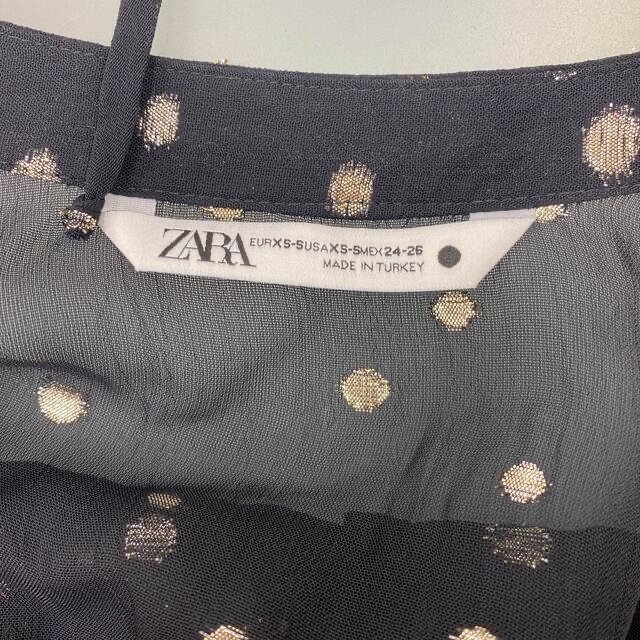 ZARA(ザラ)の新品未使用！ZARAシースルーブラウス レディースのトップス(シャツ/ブラウス(長袖/七分))の商品写真