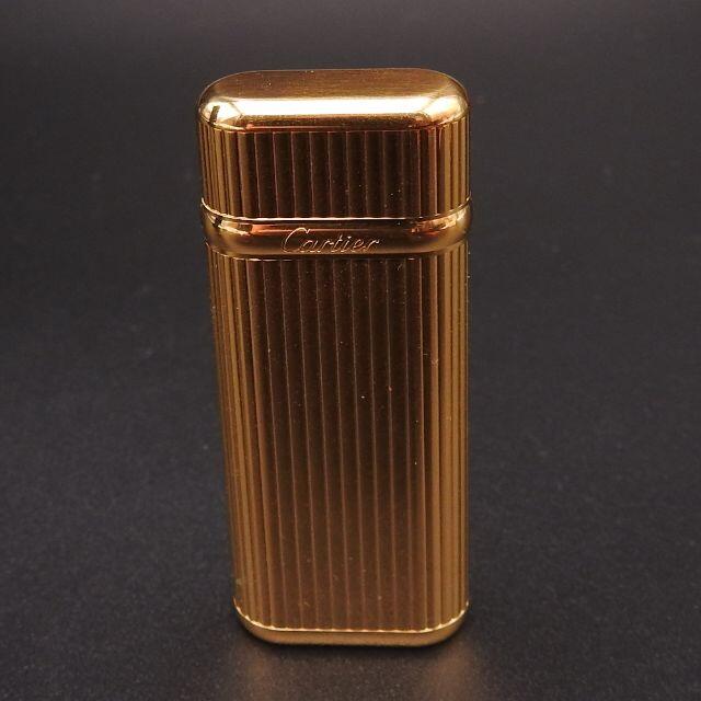 してます】 希少 レアショート Cartier カルティエ ガスライター dexE3