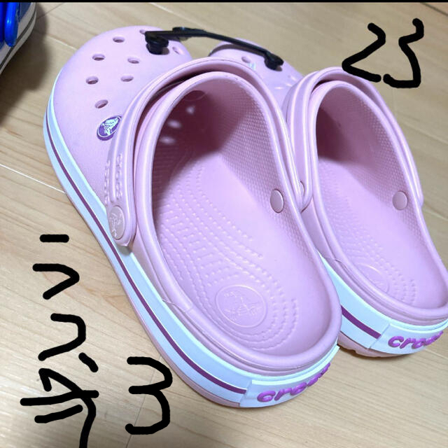 crocs(クロックス)のラス3   クリームピンク　23 レディースの靴/シューズ(サンダル)の商品写真