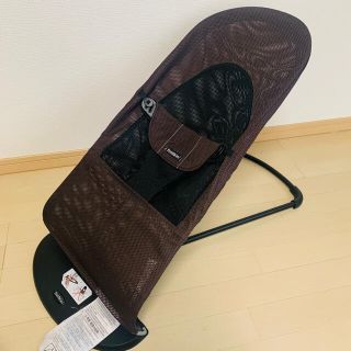 ベビービョルン(BABYBJORN)の美品　ベビービョルン　バランスソフト air バウンサー　メッシュ　ブラウン(その他)