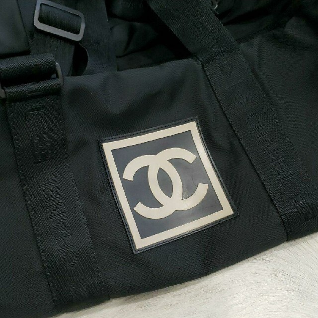CHANELスポーツラインボストンバッグ 美品