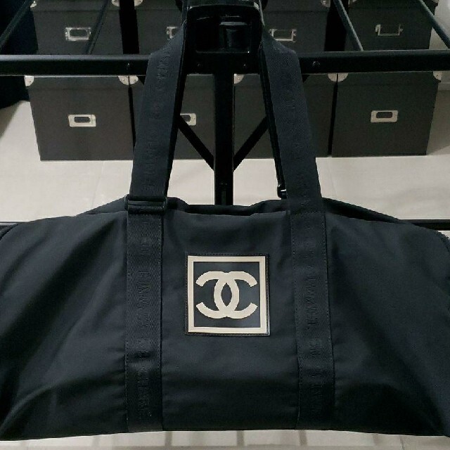 CHANELスポーツラインボストンバッグ 美品