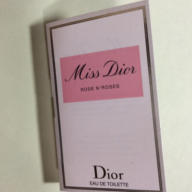 Dior(ディオール)のdior ミスディオール  ローズ ＆ローズ オードゥ トワレ サンプル コスメ/美容の香水(香水(女性用))の商品写真