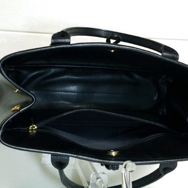 美品 ロンシャン レザー トートバッグ ハンドバッグ 黒 LONGCHAMP 美品 ロンシャン レザー トートバッグ ハンドバッグ 黒 LONGCHAMP