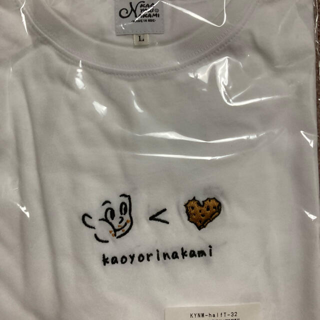 新品未開封 カオヨリナカミ HS TEE white 半袖T メンズのトップス(Tシャツ/カットソー(半袖/袖なし))の商品写真