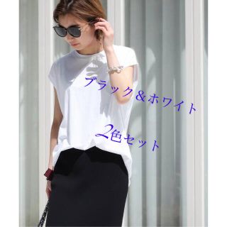 ドゥーズィエムクラス(DEUXIEME CLASSE)の新品未使用　loosey クルーネック タンクトップ　白黒　2色セット(Tシャツ(半袖/袖なし))