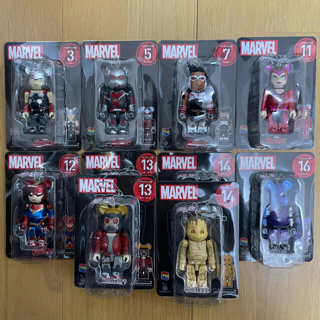 MARVEL(マーベル)のマーベル　ハッピークジ　ベアブリック　ファミリーマート　MARVEL エンタメ/ホビーのフィギュア(アメコミ)の商品写真