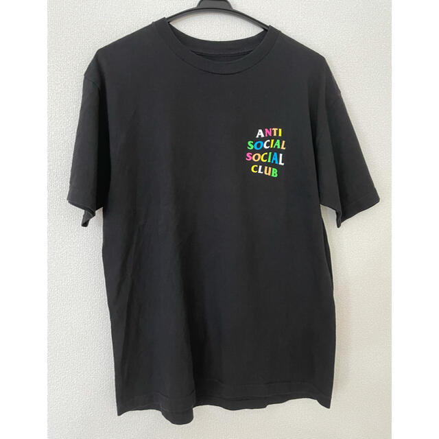 ANTI(アンチ)のアンチソーシャルソーシャルクラブ　ロゴ　Tシャツ　ブラック　M メンズのトップス(Tシャツ/カットソー(半袖/袖なし))の商品写真