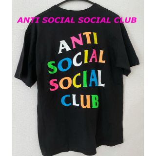 アンチ(ANTI)のアンチソーシャルソーシャルクラブ　ロゴ　Tシャツ　ブラック　M(Tシャツ/カットソー(半袖/袖なし))