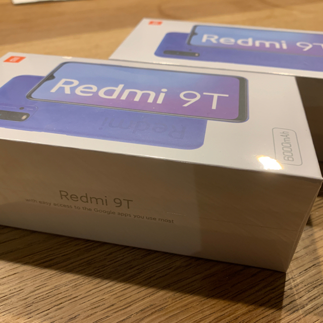 ANDROID(アンドロイド)のXiaomi Redmi 9T 新品未開封　2台 スマホ/家電/カメラのスマートフォン/携帯電話(スマートフォン本体)の商品写真