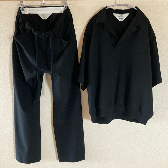 美品 19SS SUNSEA  SNM Blue TEKE TEKE PANTS