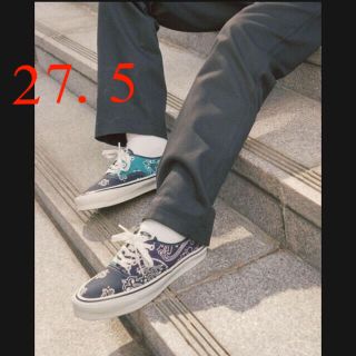 ベドウィン(BEDWIN)の27.5 BEDWIN VANS VAULT OG AUTHENTIC NAVY(スニーカー)