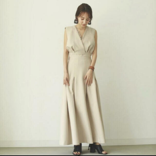 louren pleats long onepiece 2